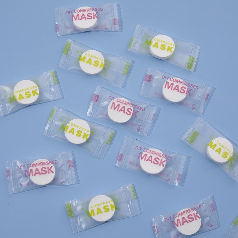 【台灣現貨🔥發票】 壓縮毛巾 壓縮面膜 一次性拋棄式旅行壓縮毛巾 洗臉巾 潔面巾 小方巾 拋棄式壓縮毛巾 一次性毛巾-細節圖7