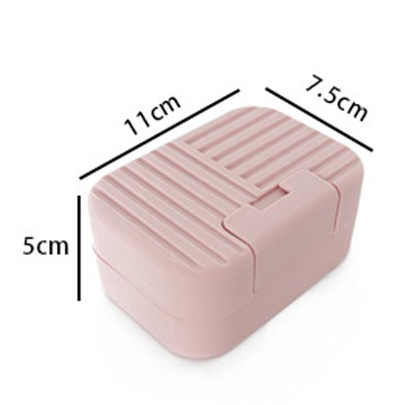 【台灣現貨🔥發票】帶蓋密封肥皂盒 旅行攜帶香皂盒 浴室肥皂托 浴室防水香皂盒 旅行肥皂盒-細節圖8