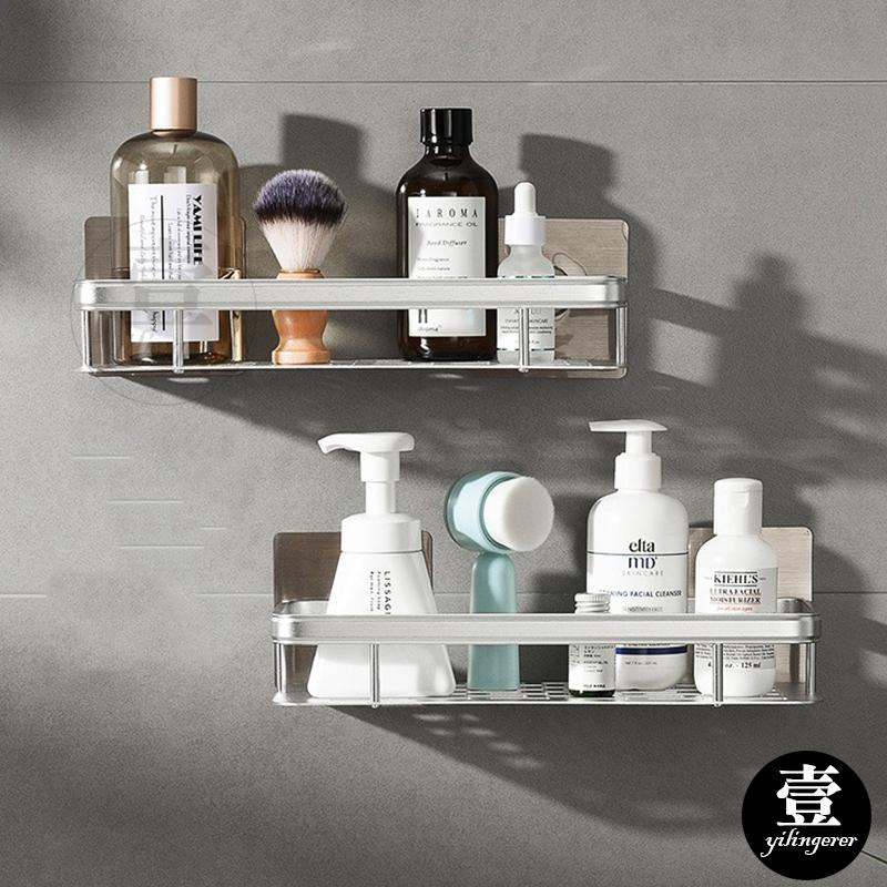 免打孔置物架 浴室置物架 太空鋁置物架 浴室收納架 水槽收納架 牆角置物架 廁所置物架 置物架 三角收納架 1022-細節圖8