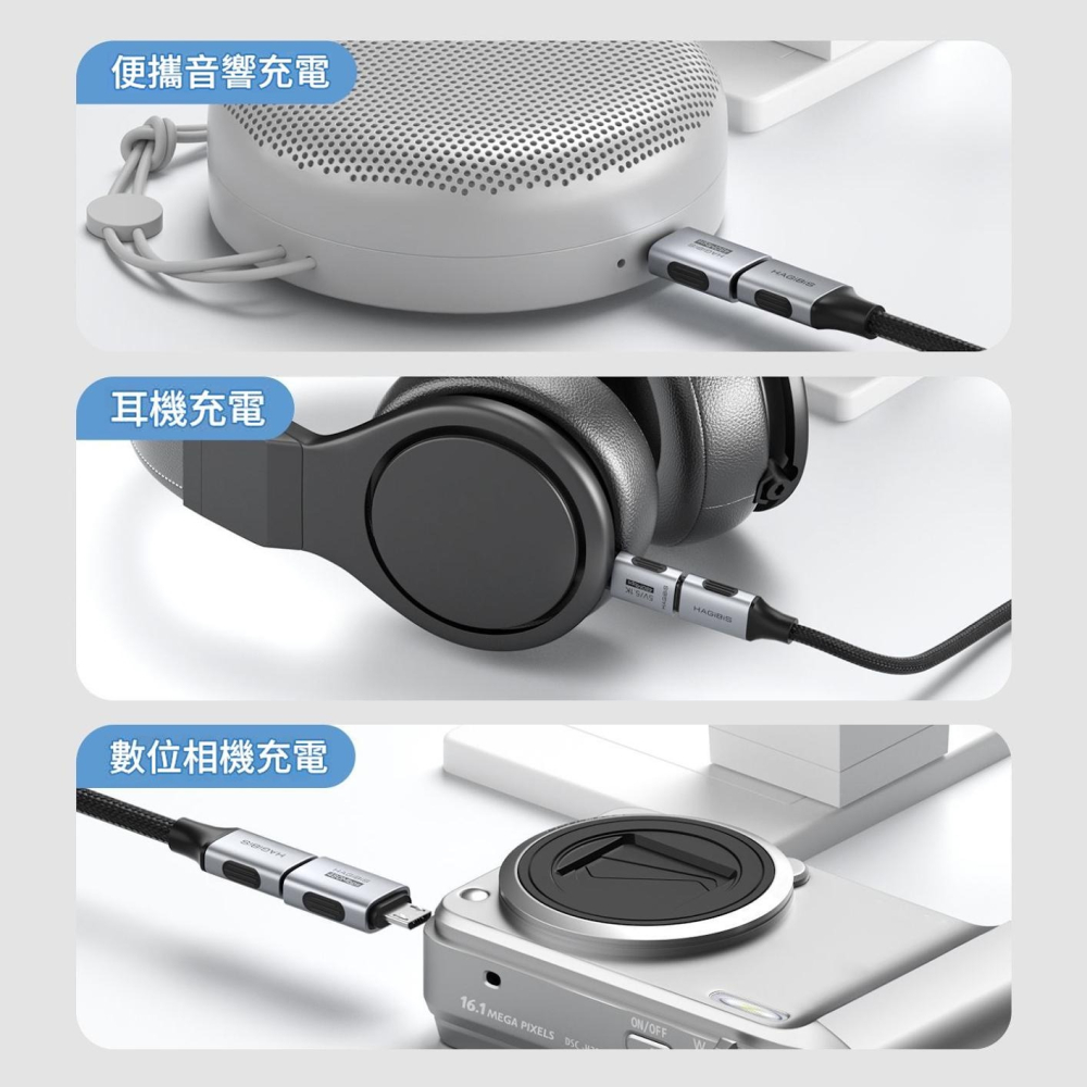 Type-C轉Micro USB 轉接頭 安卓 舊款手機 快充 數據傳輸 轉換器 行動電源 藍牙耳機 攝影機 無OTG-細節圖3