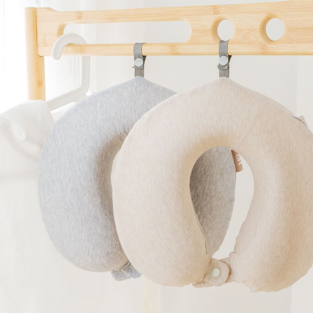 U型枕 記憶棉護頸枕 飛機枕 旅行枕 汽車靠枕 辦公室午睡神器 人體工學 頸椎支撐頭枕 可調式U枕-細節圖11