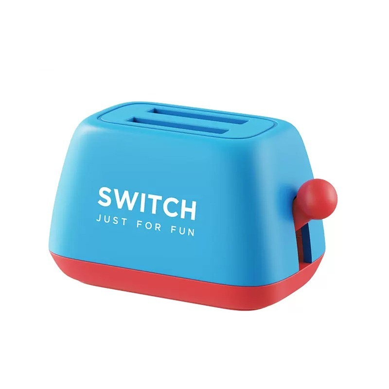 Switch卡帶收納盒 吐司機造型 NS遊戲卡盒 OLED卡槽 收納保護盒 趣味配件 卡片收納盒-規格圖10