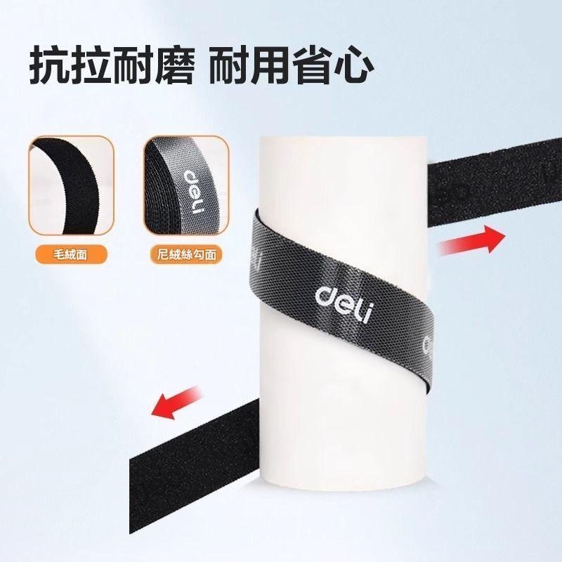 魔鬼氈理線帶 電腦數據線收納 自黏束線帶 尼龍捆線帶 走線固定綁帶 可重複使用 2米20mm-細節圖4