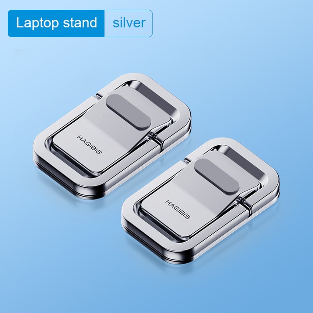 筆電隱形支架 增高散熱架 鍵盤托架 折疊腳墊 懸空底座 蝴蝶雙折 可調高度 支撐架 macbook適用-規格圖11