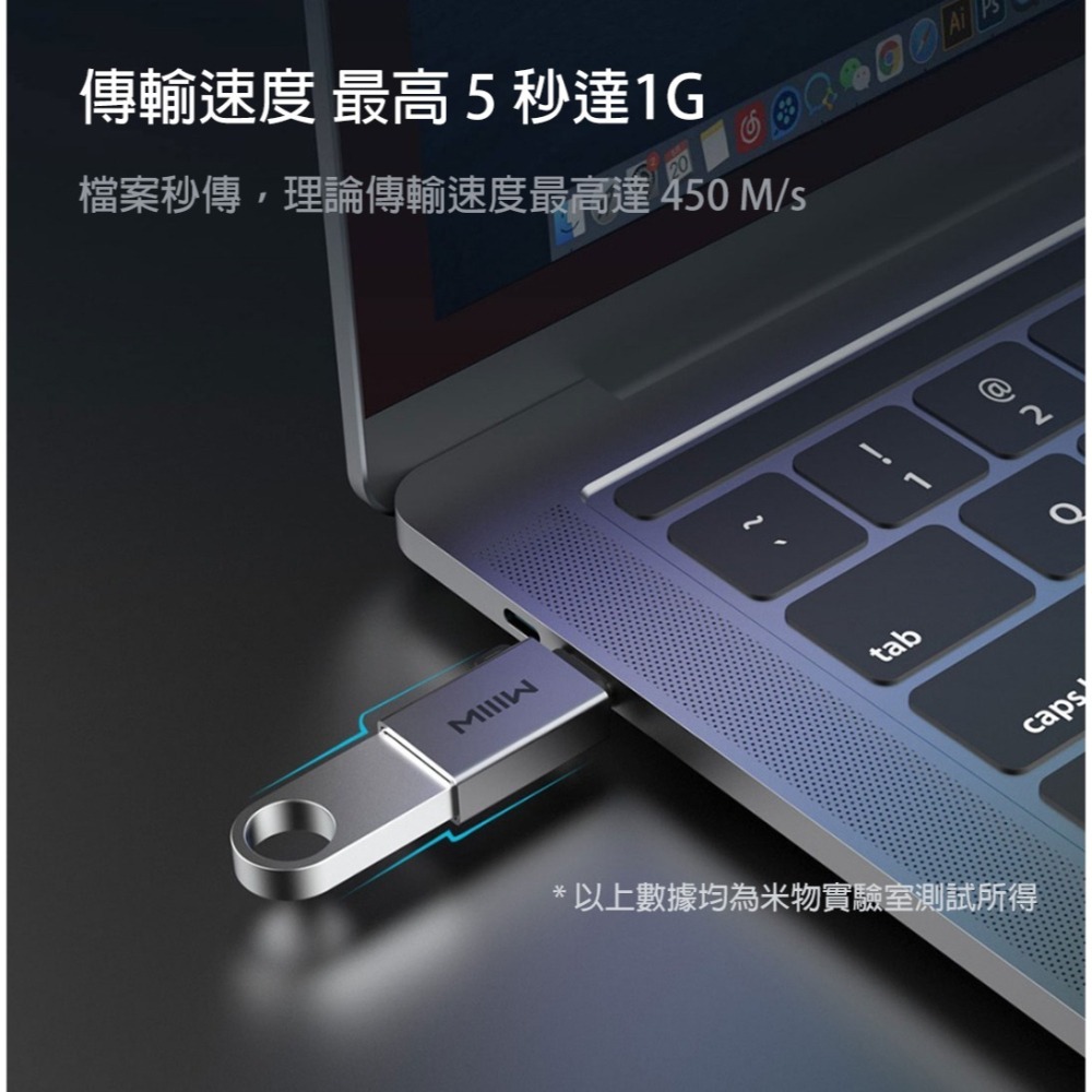 USB 轉 Type-C 轉換器 TypeC USB 連接器 Type-C轉USB 轉接頭 Type-C 傳輸線 米物-細節圖7