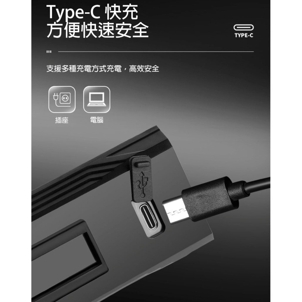 夜騎必備！太陽能充電腳踏車燈 高亮度自行車前燈 智慧電量顯示 騎行照明裝備-細節圖7