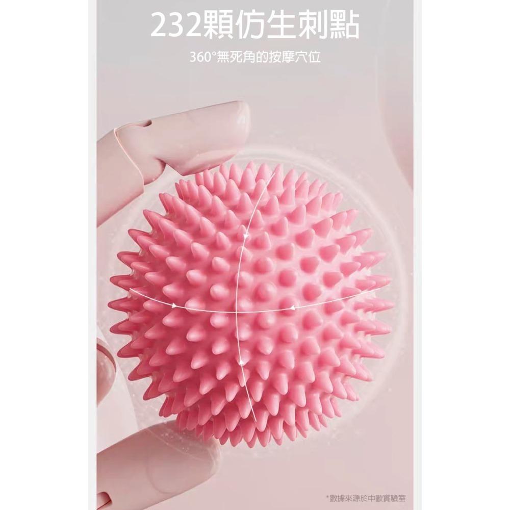 刺蝟按摩球 筋膜球 足底按摩球 花生球 肩頸腰背肌肉放鬆球 健身復健滾動球 刺刺球 瑜珈按摩器 小腿按摩器-細節圖6
