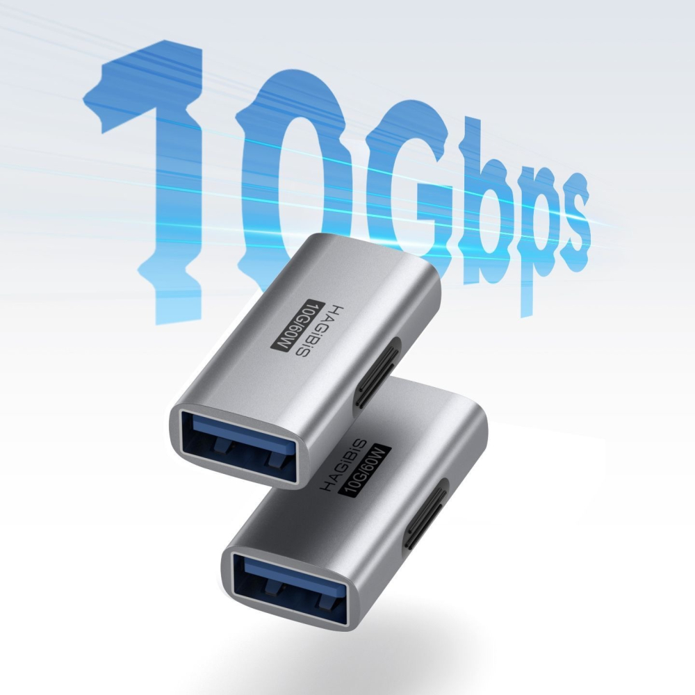USB轉接頭 Type-C轉USB 3.2 10Gbps 60W快充 母轉母延長轉接器 筆電手機鍵盤滑鼠通用 OTG-細節圖2