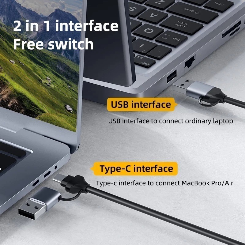 USB/Type-C視訊擷取卡 4K輸入1080P輸出 Switch2 PS5遊戲直播HDMI轉換器 隨插即用-細節圖11