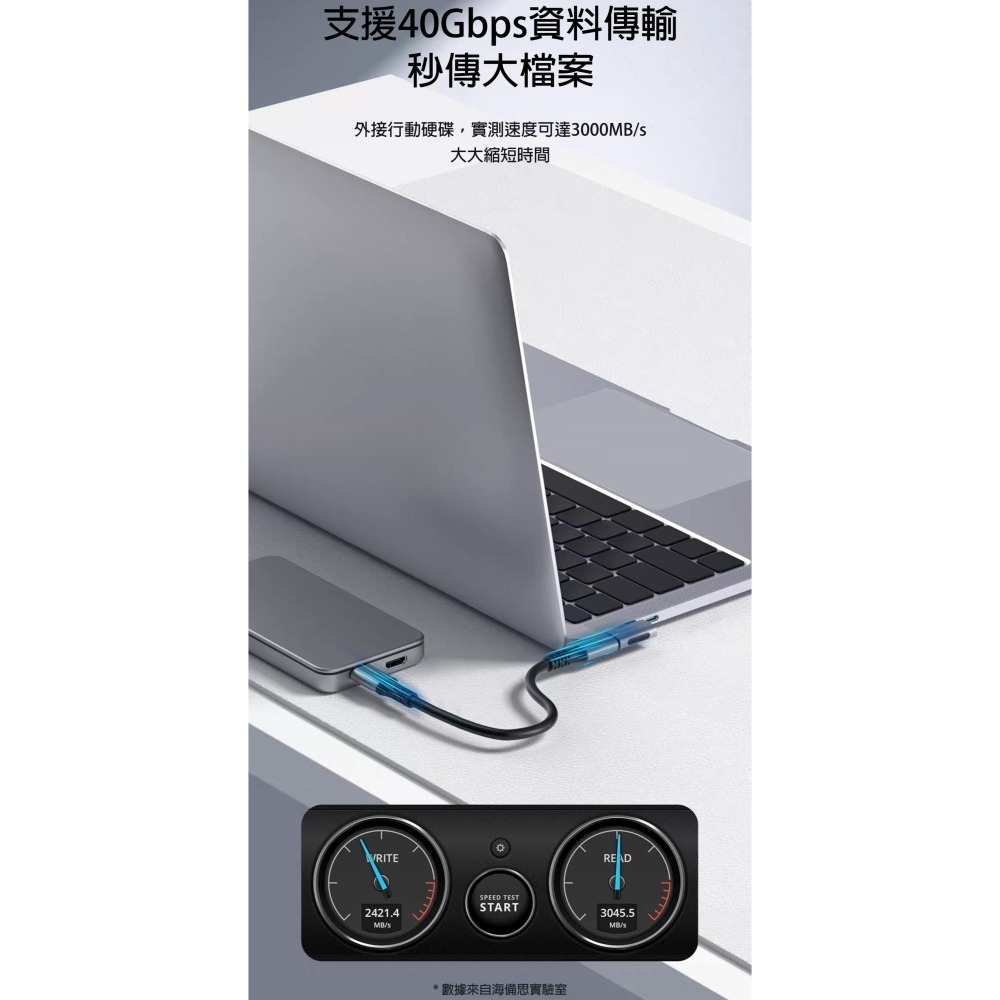 Type-C轉接頭 90度彎頭 USB4.0 公對母 L型U型延長頭 40Gbps 240W快充 8K影音 雷電3/4-細節圖4