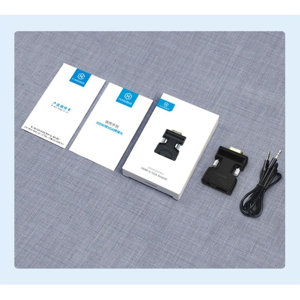 HDMI轉VGA轉換器 帶音源線 高清1080P轉接頭 筆電桌機機上盒接投影機螢幕電視 單向輸出轉接器-細節圖8