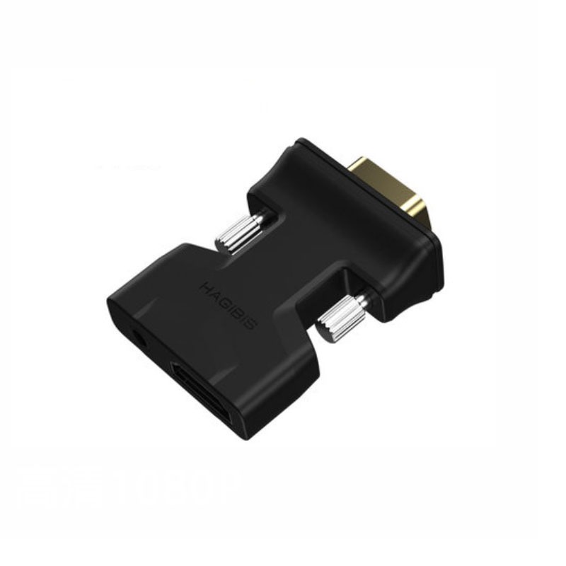 HDMI轉VGA轉換器 帶音源線 高清1080P轉接頭 筆電桌機機上盒接投影機螢幕電視 單向輸出轉接器-規格圖11