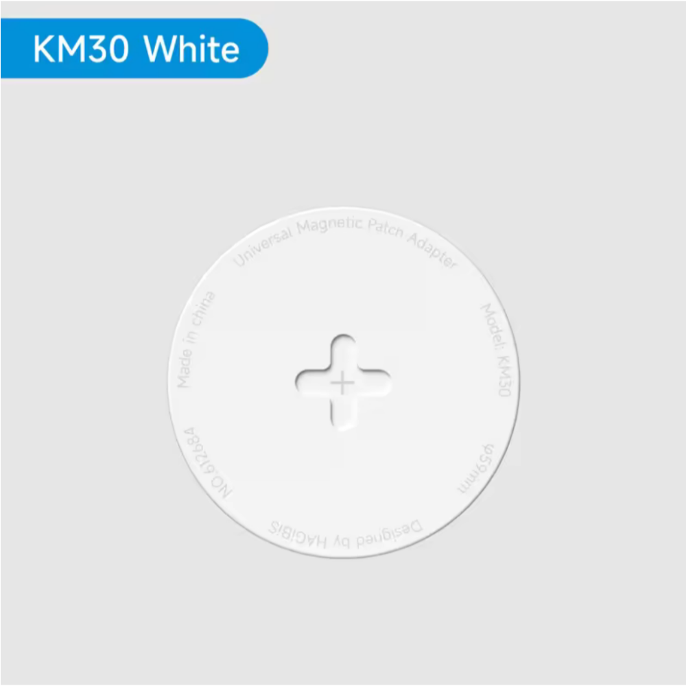 KM30磁吸補丁-圓形白色