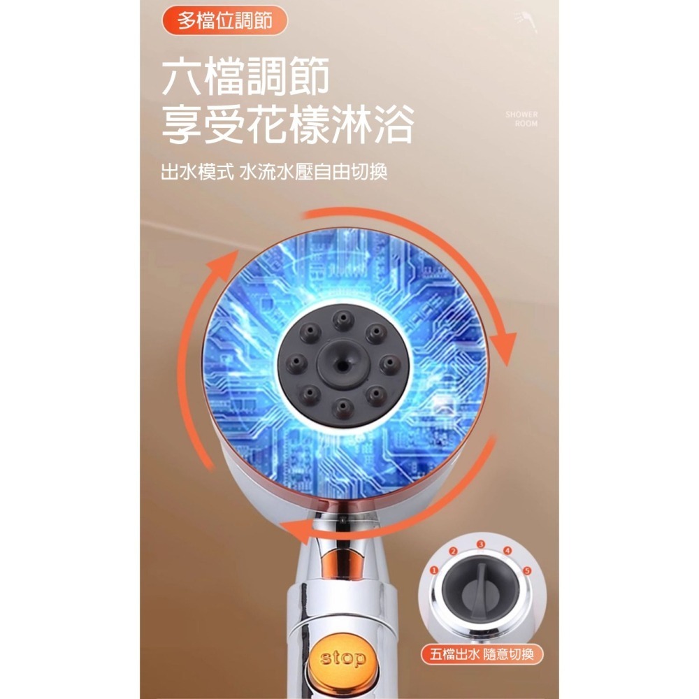 蓮蓬頭 噴頭 花灑 增壓蓮蓬頭 蓮蓬頭組 加壓蓮蓬頭 花灑蓮蓬頭 蓮蓬頭架 馬桶沖洗器 霧化噴頭 淋浴花灑 浴室用品-細節圖10