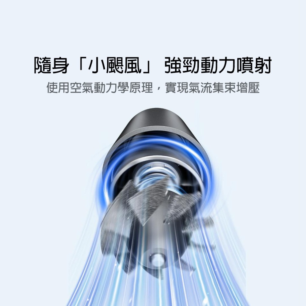 38000轉暴力手持風扇｜渦輪增壓技術｜22.5h續航｜USB迷你電風扇 露營辦公室學生宿舍-細節圖5