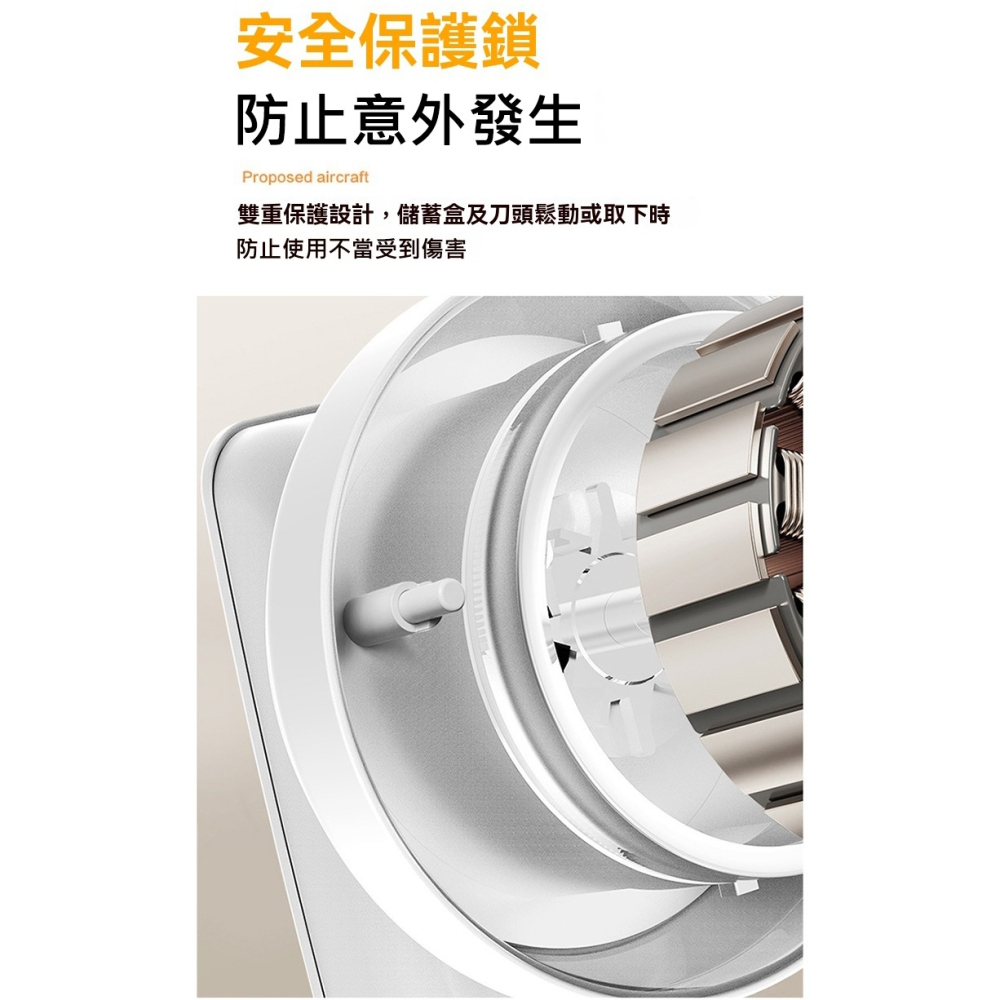 【升級6葉刀頭】數顯除毛球機 USB充電式 強力去毛球 不傷衣 衣服起球修剪器 剃毛刀 附刀頭-細節圖8