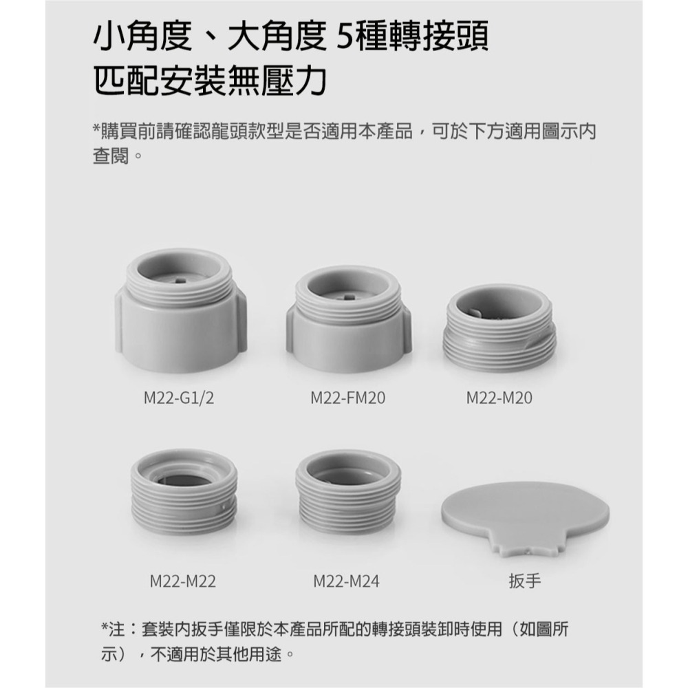 360度萬向水龍頭起泡器 防濺水節水器 廚房面盆延伸器 雙水花切換 過濾器配件 DIY易裝-細節圖10