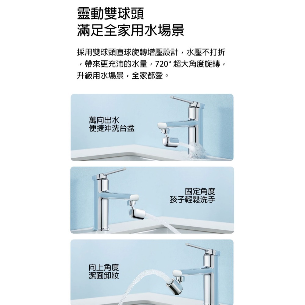 小米 水龍頭 水龍頭過濾器 過濾水龍頭 微氣泡起波器 廚房萬向水龍頭 防濺水龍頭 起泡器 水龍頭起泡器 水龍頭延伸器-細節圖8