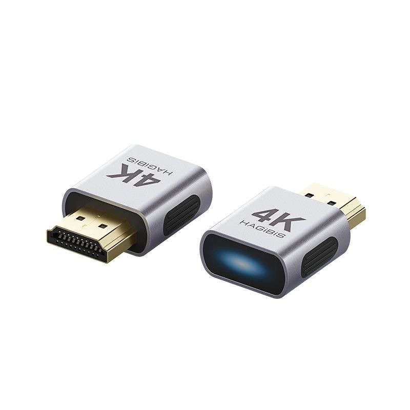 顯示卡欺騙器 HDMI DP誘騙器 無螢幕開機 遠端辦公 遊戲多開掛機必備 解決黑屏卡頓 4K60Hz 虛擬螢幕適配器-細節圖11