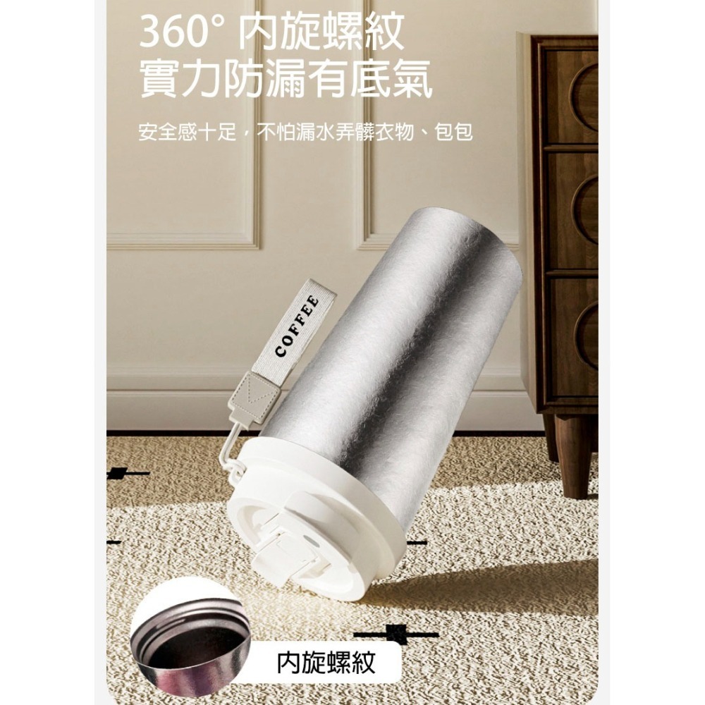 純鈦保溫杯 咖啡隨行杯 雙飲吸管杯 輕量車用保溫瓶 抑菌防漏保冰杯 500ml 環保杯-細節圖8