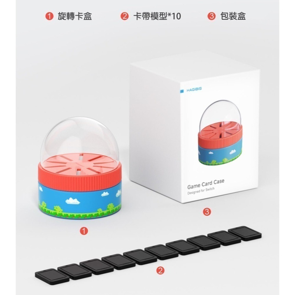 【解壓神器】Switch 旋轉卡盒 360度旋轉 隨機抽卡 遊戲卡收納盒 NS 卡帶盒 OLED Lite 週邊配件-細節圖9