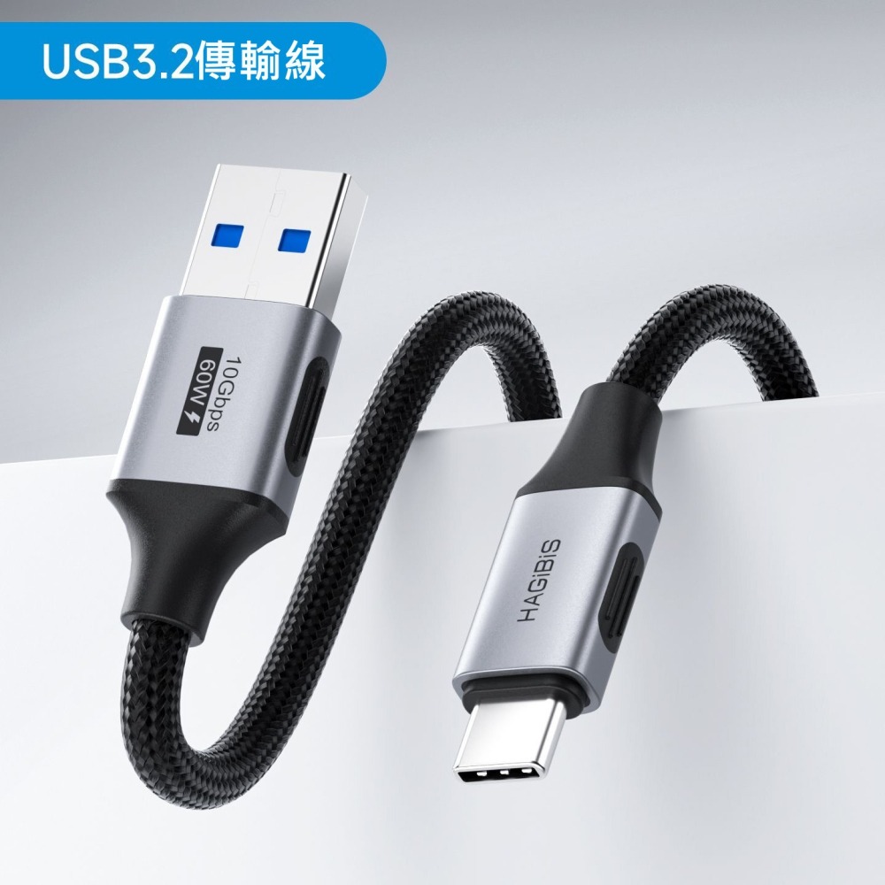 10Gbps 高速傳輸 USB 3.2 Gen2 數據線 Type-C 快充線 適用 CarPlay 行動硬碟 傳輸線-細節圖9