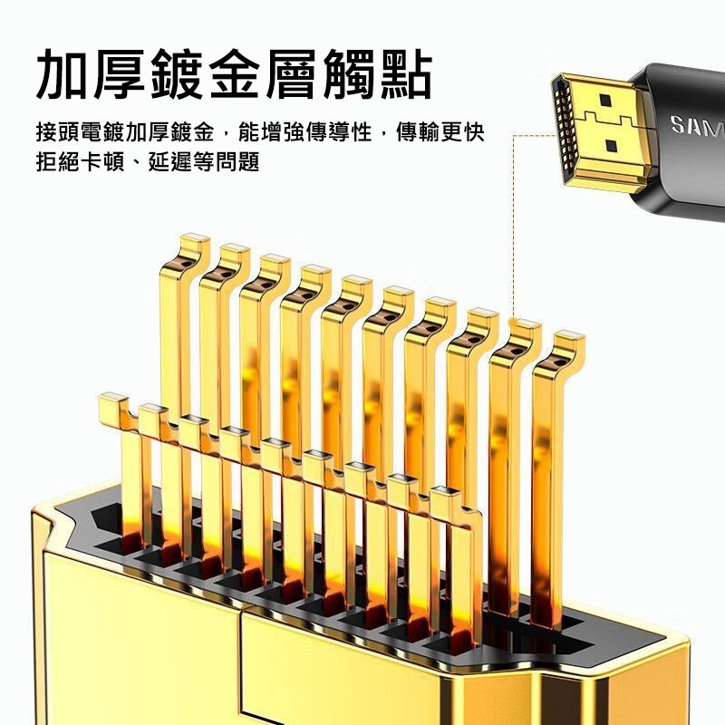 HDMI切換器 雙向切換 2進1出 1進2出 4K60Hz 免供電 動態HDR 鍍金接口 電腦電視 Switch PS5-細節圖8