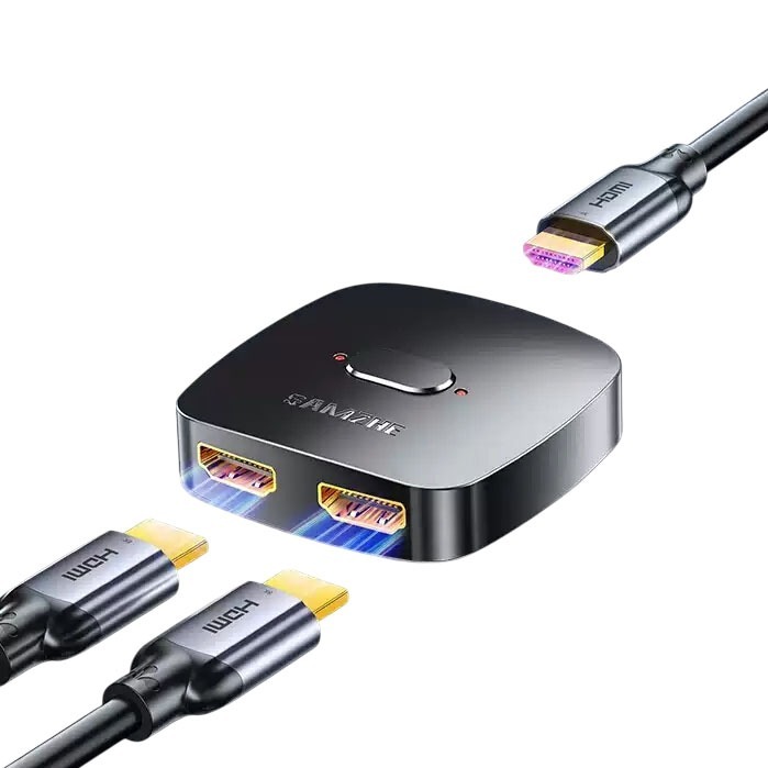 HDMI切換器 雙向切換 2進1出 1進2出 4K60Hz 免供電 動態HDR 鍍金接口 電腦電視 Switch PS5-細節圖10