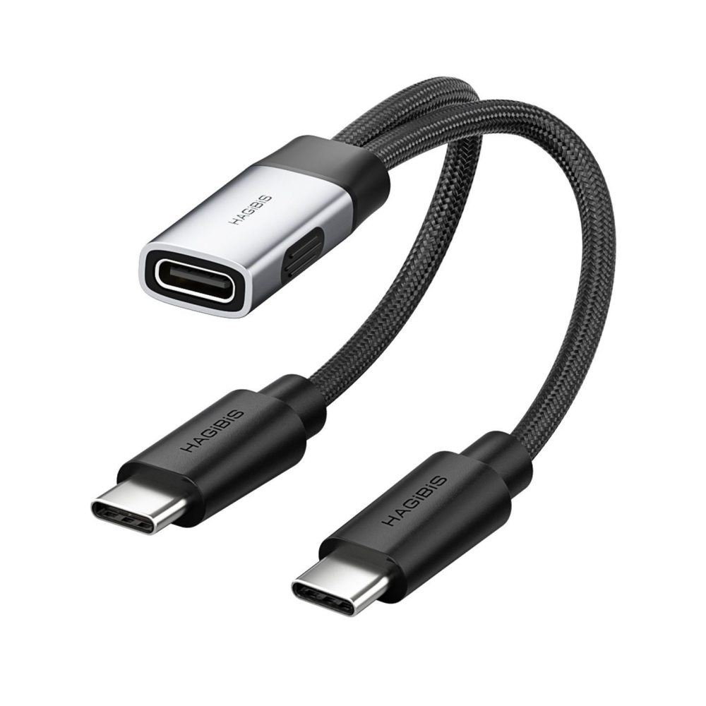 Type-C一分二充電線 雙USB-C母口轉接頭 5.1K下拉電阻 15W 適用iPhone18 車載行車記錄器-細節圖10