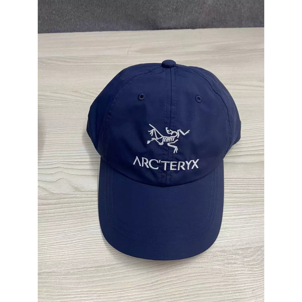 Arcteryx 始祖鳥 速乾夏季遮陽帽黑色軟頂鳥家經典男女款戶外棒球帽鴨舌帽運動休閒帽 帽子-細節圖2