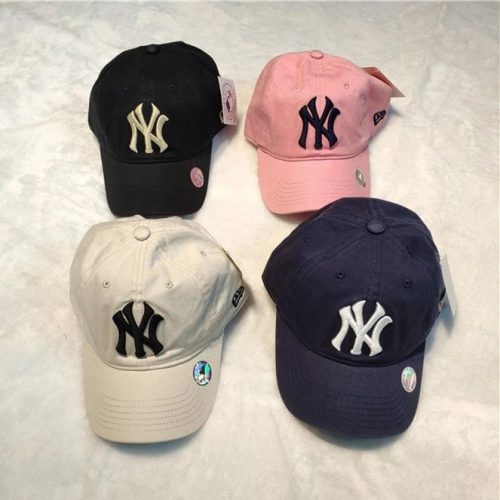 MLB韓國春夏季新款戶外防曬時尚情侶款男女士棒球帽子 太陽帽子鴨舌帽