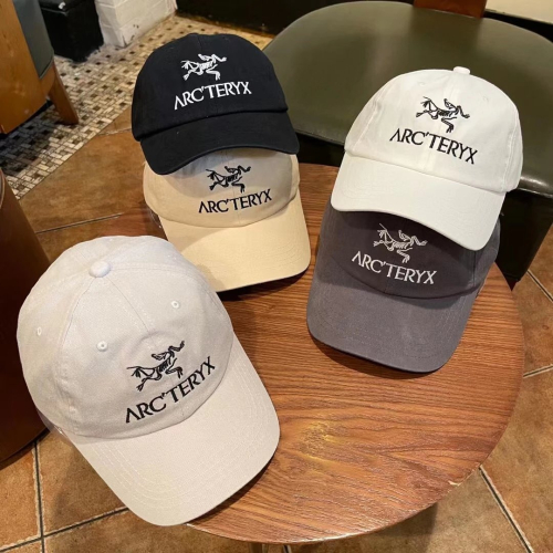 ARC＇TERYX運動戶外鴨舌帽始祖鳥新款洗水做工精細軟頂棒球帽子時尚潮流帽