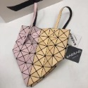 女生單肩包 啞面手提袋 日本幾何菱格包 六格拼色系列女包 購物袋 托特包 百變折疊包-規格圖11