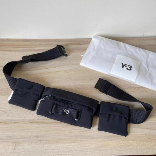 Y-3胸包 男女通用款腰包 logo刺繡胸包 時尚潮流胸包 單肩包 側背包 斜背包 男生胸包 女生包包 通勤百搭休閒運動 - cole55 ...