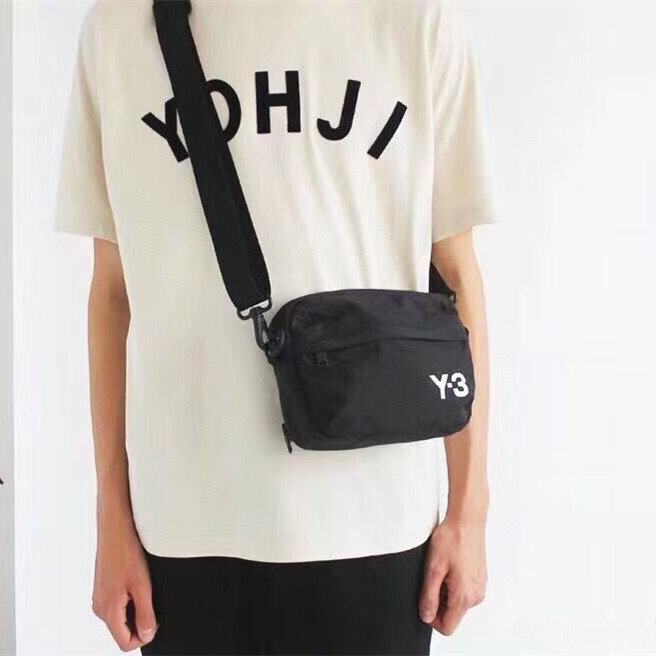 Y-3 SLING BAG 山本耀司背包 男女休閑運動腰包 單肩斜背包 男生胸包 機能百變可拆卸背包 Y3胸包腰包 男包-細節圖3