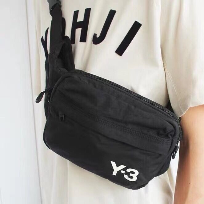 Y-3 SLING BAG 山本耀司背包 男女休閑運動腰包 單肩斜背包 男生胸包 機能百變可拆卸背包 Y3胸包腰包 男包-細節圖4