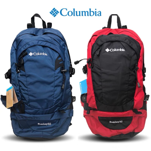 Columbia哥倫比亞戶外登山背包 休閒通勤雙肩背包 男女通用款後背包 尼龍防潑水徒步野營包 32L大容量旅行包