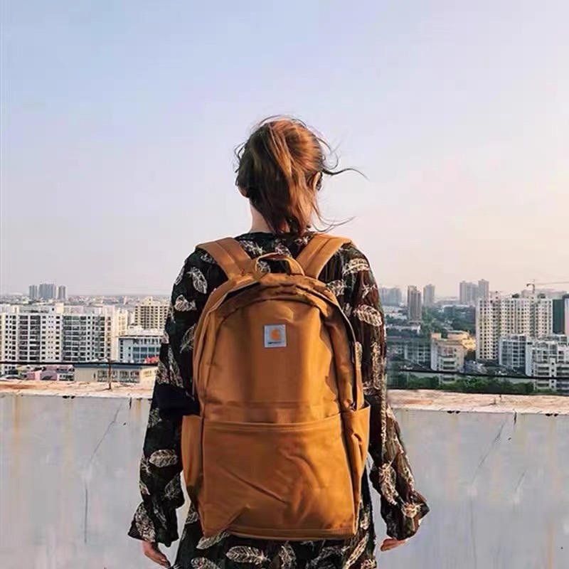 Carhartt背包 21L Laptop Backpack 卡哈特雙肩包 主線防水帆布背包 輕便大容量後背包 學生書包-細節圖5