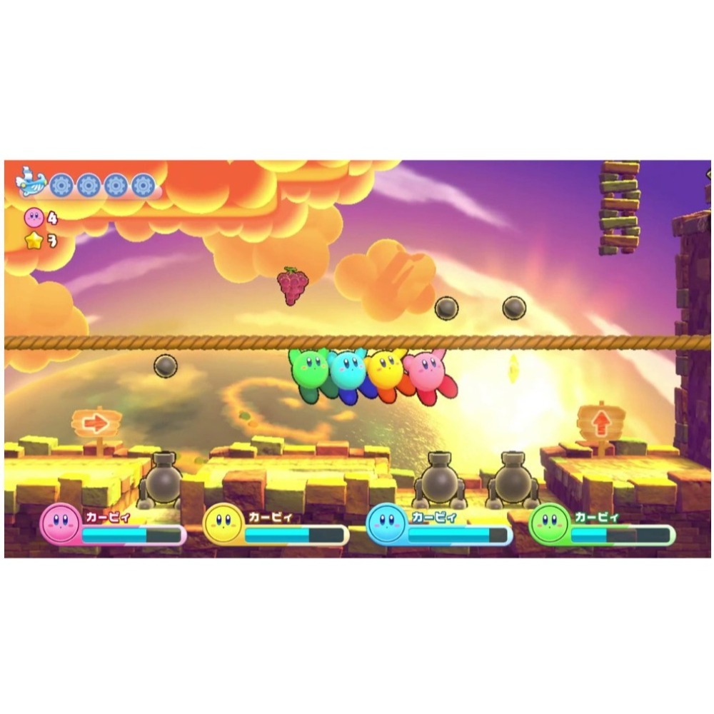 【梓萌電玩】免運 NS Switch 星之卡比wii豪華版 中文版 動作 多人 橫屏 闖關 台灣公司貨 遊戲片-細節圖5