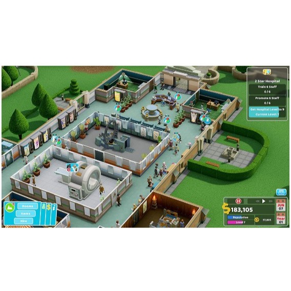 【梓萌電玩】免運 NS Switch 雙點醫院珍寶版 Two Point Hospital 中文版  台南電玩 佳里電玩-細節圖3