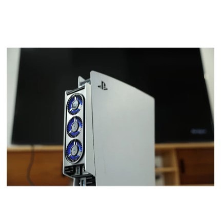 【梓萌電玩】免運 現貨 PS5 slim 散熱燈光風扇 主機 散熱風扇 自動變速 良值 自動變速風扇(slim主機用)-細節圖5
