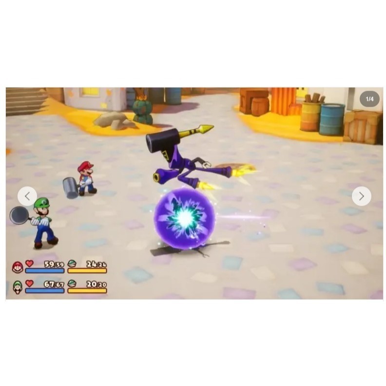 【梓萌電玩】出清 現貨 NS SWITCH《瑪利歐＆路易吉 RPG 兄弟齊航！》遊戲片 台南電玩 瑪利歐系列-細節圖6