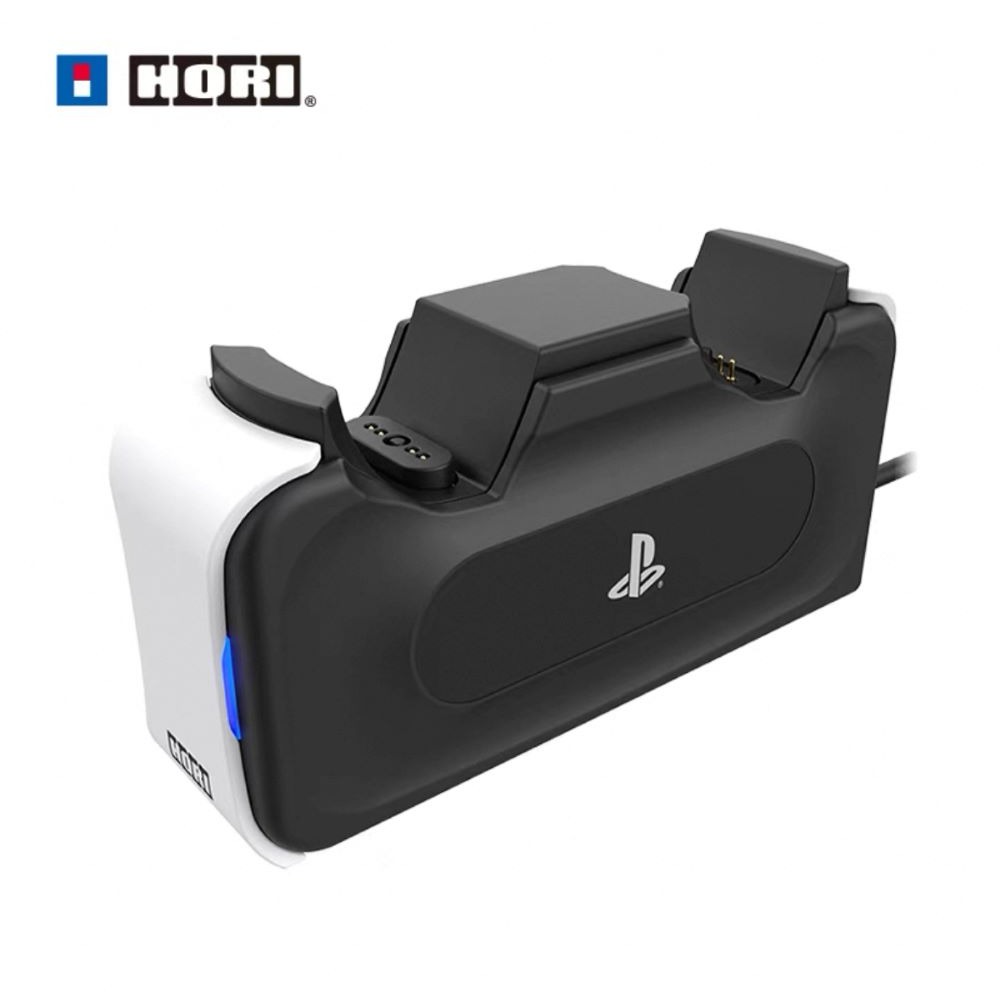 【梓萌電玩】現貨 免運 PS5 DualSense 原廠 HORI 雙手把充電座 原廠充電座 手把座充-細節圖2