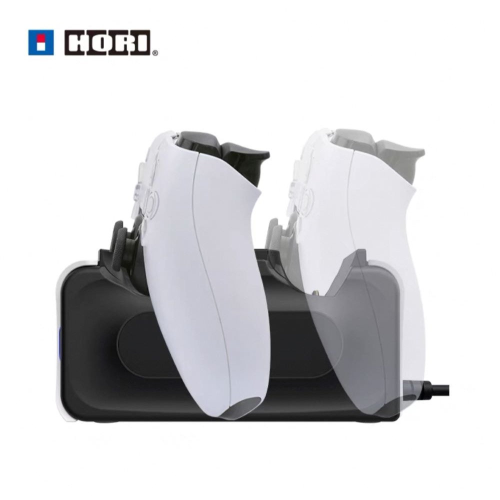 【梓萌電玩】現貨 免運 PS5 DualSense 原廠 HORI 雙手把充電座 原廠充電座 手把座充-細節圖4
