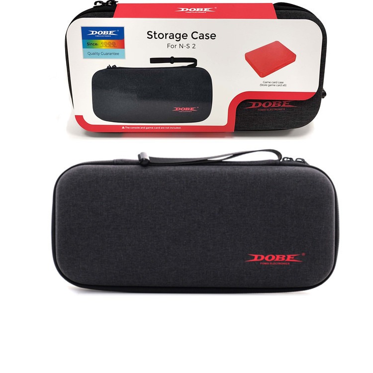 【梓萌電玩】DOBE NS2 主機收納包 主機外出包 卡盒 防撞 收納包 PU 黑色 TNS-3173-細節圖6