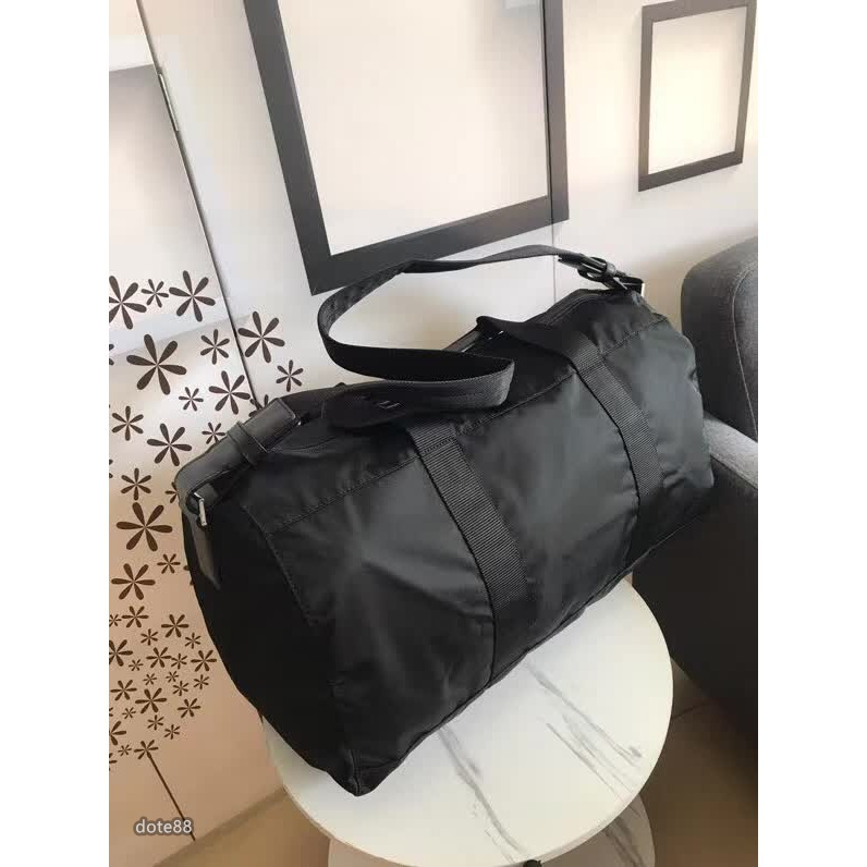 普拉達Prada三角標男女款旅行包進口面料細節做工精緻手提單肩斜挎空間容積比較大-細節圖3