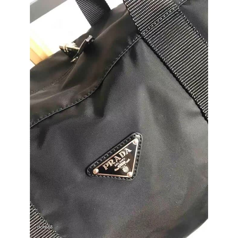 普拉達Prada三角標男女款旅行包進口面料細節做工精緻手提單肩斜挎空間容積比較大-細節圖8