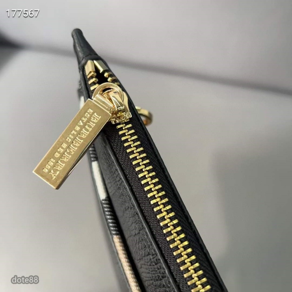 Burberry 巴寶莉男士摔紋牛皮手拿包夾包信封包 採用精湛鑲嵌細工經典百搭實物拍攝高品質生日節日禮物父親節禮物-細節圖7