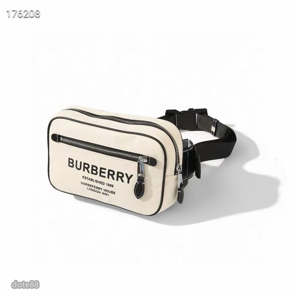 Burberry 巴寶莉Econyl系列 尼龍腰包 胸包 斜挎包生活防水可再生尼龍材質多隔層設計 容量大 休閒 運動-細節圖5