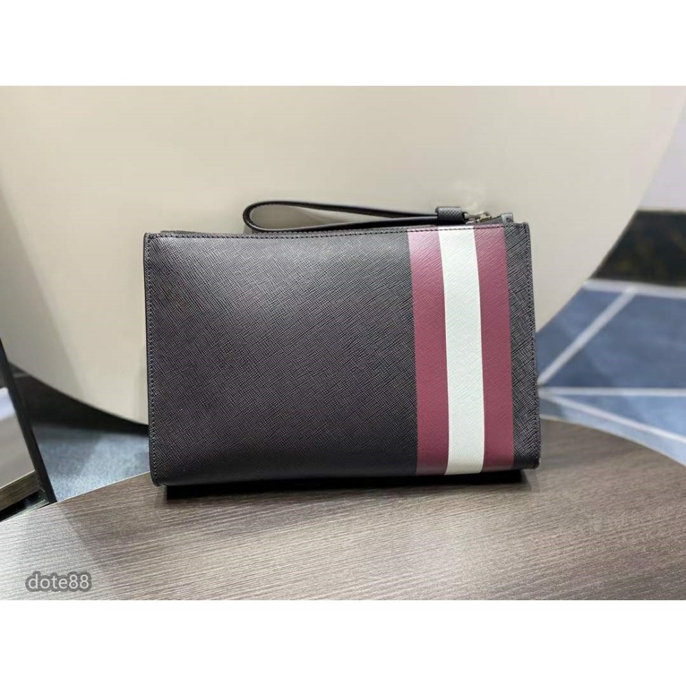 BALLY巴厘男士手拿包頭層牛皮製作定制五金配件拉鍊開合既方便實用又新增安全感整體簡潔大方可商務可休閒可手拎可手拿-細節圖3